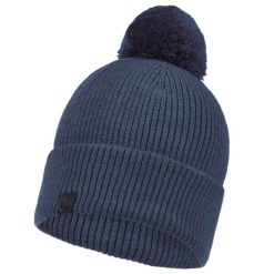 Czapka dla dorosłych Buff Tim Merino Hat Beanie. Niebieskie czapki zimowe Buff, bez wzorów, z wełny. W wyprzedaży za 172.43 zł.