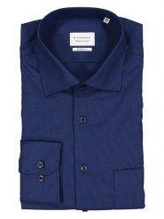 Eterna Koszula - Modern fit - w kolorze granatowym rozmiar: 40. Niebieskie koszule Eterna, bez wzorów, z bawełny, bez kołnierzyka, bez ramiączek. Za 75.16 zł.