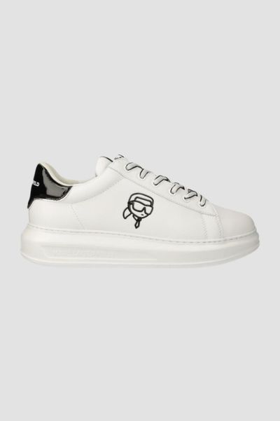 KARL LAGERFELD Białe sneakersy Kapri Mens Neonft Lo Lace, Rozmiar 41. Białe buty sportowe casual KARL LAGERFELD, bez wzorów, bez zapięcia. W wyprzedaży za 504.99 zł.