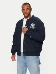 Champion Kurtka bomber 220358 Granatowy Regular Fit. Niebieskie kurtki Champion, m, bez wzorów, z wiskozy, bez kaptura. Za 549.99 zł.