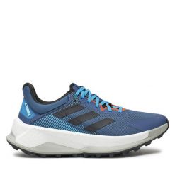 Buty do biegania adidas. Niebieskie buty do biegania Adidas, bez wzorów, bez zapięcia, do biegania, adidas terrex. Za 529.99 zł.