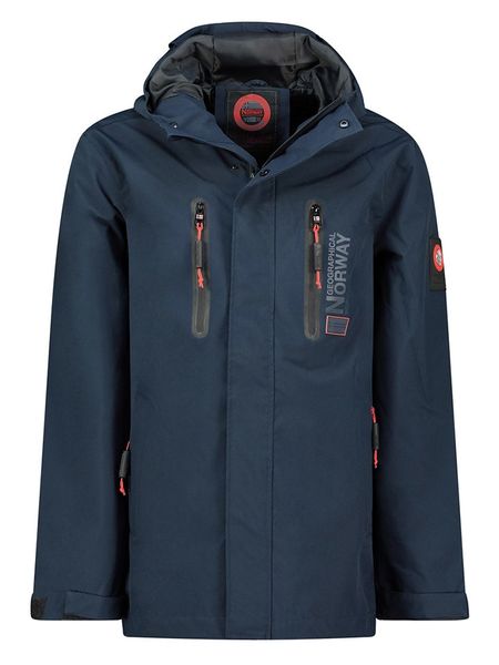 Geographical Norway Kurtka przejściowa "Ayoube" w kolorze granatowym rozmiar: XL. Niebieskie kurtki Geographical Norway, xl, bez wzorów, bez kaptura. Za 250.94 zł.