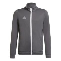 Entrada 22 Track Jacket. Niebieskie bluzy Adidas, bez wzorów, z materiału, bez kaptura. Za 87.00 zł.