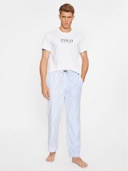 Polo Ralph Lauren Piżama 714915976002 Błękitny Regular Fit. Niebieskie piżamy Polo Ralph Lauren, m, bez wzorów, z syntetyku, bez ramiączek. Za 599.99 zł.