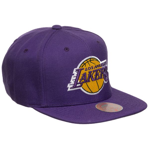 Mitchell & Ness czapka z daszkiem NBA Los Angeles Lakers Top Spot Snapback. Fioletowe czapki z daszkiem Mitchell & Ness, bez wzorów. Za 149.00 zł.
