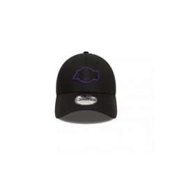Czapka trucker Los Angeles Lakers 9forty. Czarne czapki z daszkiem New Era, bez wzorów. Za 157.50 zł.