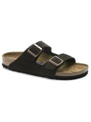Birkenstock Skórzane klapki "Arizona" w kolorze brązowym rozmiar: 46. Brązowe klapki Birkenstock, ze skóry. Za 409.00 zł.