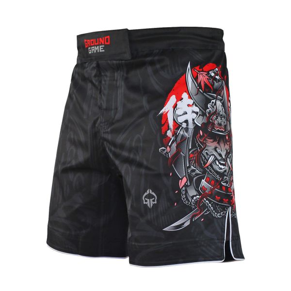 Spodenki do MMA męskie Ground Game SAMURAI 2.0. Szorty GROUND GAME, m, bez wzorów, sportowe. Za 189.99 zł.