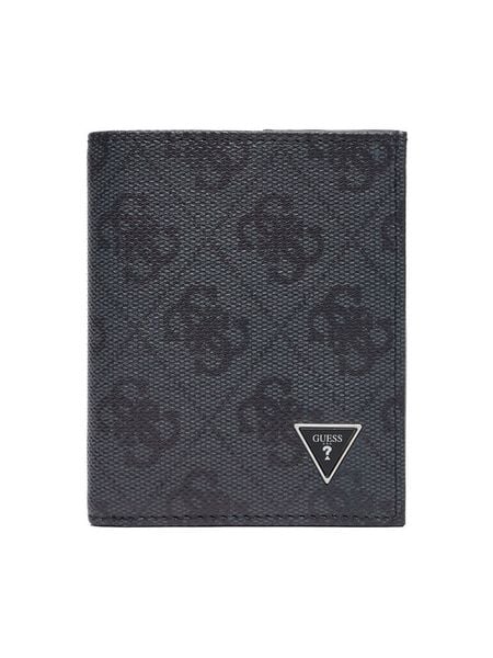 Guess Portfel SMVELE LEA04 Czarny. Czarne portfele Guess, z aplikacjami, ze skóry. Za 264.99 zł.