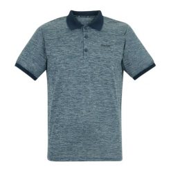Koszulka polo z dżerseju Regatta Remex II. Niebieskie koszulki polo sportowe Regatta, m, bez wzorów, z dżerseju, bez kołnierzyka, bez ramiączek. Za 89.99 zł.