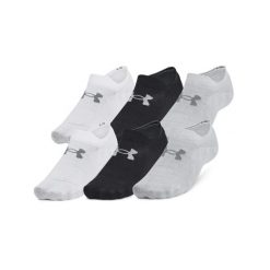 Under Armour UNISEX UA ESSENTIAL 6PK ULT Skarpetki unisex. Szare skarpety Under Armour, bez wzorów, z elastanu. Za 62.99 zł.