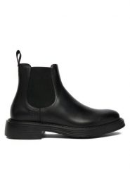 Fabi Sztyblety FU1252 Czarny. Czarne sztyblety Fabi, bez wzorów, ze skóry, bez obcasa, bez zapięcia. Za 1,889.00 zł.