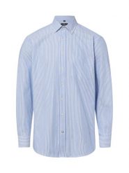 Nils Sundström koszula codzienna Mężczyźni Regular Fit Bawełna (100%) niebieski, XXL. Niebieskie koszule Nils Sundström, m, bez wzorów, z bawełny, bez kołnierzyka, bez ramiączek. Za 179.95 zł.