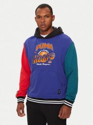 Puma Bluza Bandwagon 627216 Kolorowy Relaxed Fit. Bluzy Puma, m, bez wzorów, z bawełny, bez kaptura. Za 249.99 zł.