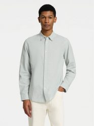 Selected Homme Koszula 16078867 Zielony Slim Fit. Zielone koszule Selected Homme, l, bez wzorów, z bawełny, bez kołnierzyka, bez ramiączek. Za 139.99 zł.