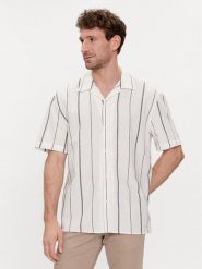 Selected Homme Koszula New Linen 16092978 Beżowy Relaxed Fit. Brązowe koszule Selected Homme, m, bez wzorów, z bawełny, bez kołnierzyka, bez ramiączek. Za 99.99 zł.