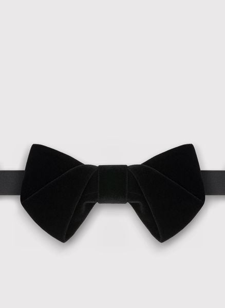 PAKO LORENTE - Czarna mucha męska. Czarne krawaty i muchy Pako Lorente, bez wzorów, z poliesteru. Za 149.99 zł.