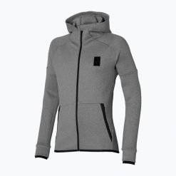 Bluza piłkarska męska Mizuno Sergio Ramos Sweat. Czarne bluzy z kapturem Mizuno, m, bez wzorów, z elastanu, z kapturem. Za 279.99 zł.