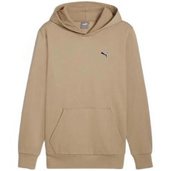 Bluza męska Puma Better Essentials Hoodie FL. Brązowe bluzy Puma, m, bez wzorów, bez kaptura. Za 188.99 zł.