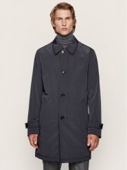 Boss Płaszcz przejściowy Dain 4 50436691 Granatowy Regular Fit. Niebieskie płaszcze Boss, m, bez wzorów, z syntetyku, bez kaptura. Za 1,249.00 zł.