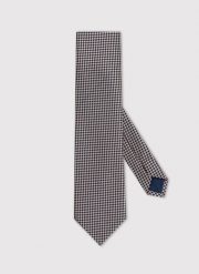 PAKO LORENTE – Krawat męski w drobny wzór. Brązowe krawaty i muchy Pako Lorente, bez wzorów, z poliesteru. Za 99.99 zł.