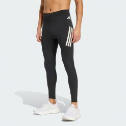 Adi365 Iconic// Rajstopy do biegania. Czarne bielizna termoaktywna Adidas, m, bez wzorów, bez ramiączek, do biegania. Za 279.00 zł.