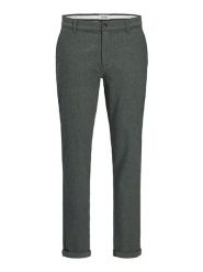 Jack & Jones Spodnie chino "Marco" w kolorze khaki rozmiar: W34/L34. Brązowe eleganckie spodnie Jack & Jones, l, ze skóry. Za 145.60 zł.