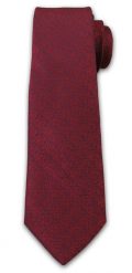 Krawat Męski z Drobnym Wzorkiem - Chattier- 6,7 cm - Czerwień. Czerwone krawaty i muchy Chattier, bez wzorów, z tkaniny. Za 49.00 zł.