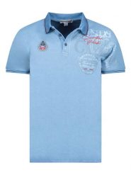 Canadian Peak Koszulka polo "Kadventureak" w kolorze błękitnym rozmiar: 3XL. Niebieskie koszulki polo Canadian Peak, xl, bez wzorów, z bawełny, bez kołnierzyka, bez ramiączek. Za 100.99 zł.