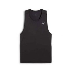 Puma M Run Velocity Tank Poly Koszulka Bez Rękawów Dorośli. Czarne bezrękawniki Puma, m, bez wzorów, z poliesteru, bez kołnierzyka, bez ramiączek. Za 138.75 zł.