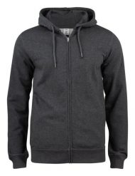 Clique Premium OC Hoody Full Zip – Bluza z kapturem z bawełny organicznej. Szare bluzy z kapturem CLIQUE, xl, bez wzorów, z bawełny, z kapturem. Za 290.35 zł.