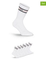 Fila Skarpety (6 par) w kolorze białym rozmiar: 35-38. Białe skarpety Fila, bez wzorów. Za 39.99 zł.