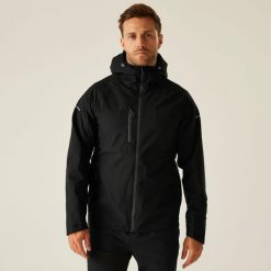 Kurtka robocza ocieplana męska Nagate wodoodporna. Czarne kurtki Regatta, na zimę, m, bez wzorów, z tkaniny, bez kaptura. Za 559.99 zł.