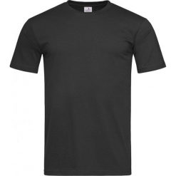 Czarny T-Shirt Męski Bez Nadruku -STEDMAN- Koszulka, Krótki Rękaw, Basic, U-neck, 100% Bawełna. Czarne bluzki z długim rękawem Stedman, m, bez wzorów, z bawełny, bez kołnierzyka, bez ramiączek. Za 45.00 zł.