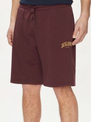 Jack&Jones Szorty sportowe Josh 12248833 Bordowy Comfort Fit. Czerwone krótkie spodenki sportowe Jack&Jones, m, bez wzorów, z syntetyku. Za 169.99 zł.