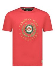 Canadian Peak Koszulka "Jigereak" w kolorze czerwonym rozmiar: XXL. Czerwone bezrękawniki Canadian Peak, xxl, bez wzorów, z bawełny, bez kołnierzyka, bez ramiączek. Za 57.33 zł.