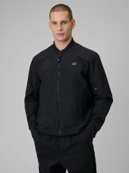 4F Kurtka przejściowa w kolorze czarnym rozmiar: M. Czarne kurtki 4F, m, bez wzorów, bez kaptura. Za 180.91 zł.