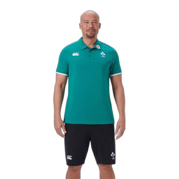 Polo Irlande AM 2025. Białe koszulki polo CANTERBURY, m, bez wzorów, z bawełny, bez kołnierzyka, bez ramiączek, na fitness i siłownię. Za 274.00 zł.