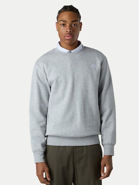 The North Face Bluza Essential NF0A89ET Szary Regular Fit. Szare bluzy The North Face, m, bez wzorów, z syntetyku, bez kaptura. Za 219.99 zł.