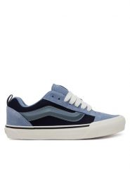 Vans Sneakersy Knu Skool VN000D6CJDU1 Granatowy. Niebieskie buty sportowe casual Vans, bez wzorów, ze skóry, bez zapięcia. Za 289.99 zł.
