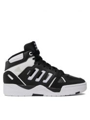 Adidas Sneakersy Midcity Mid IE4465 Czarny. Czarne buty sportowe casual Adidas, bez wzorów, z materiału, bez zapięcia. Za 269.99 zł.