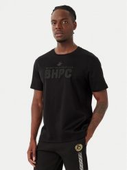 Beverly Hills Polo Club T-Shirt M1621 Czarny Regular Fit. Czarne koszulki polo Beverly Hills Polo Club, m, bez wzorów, z bawełny, bez kołnierzyka, bez ramiączek. Za 254.99 zł.