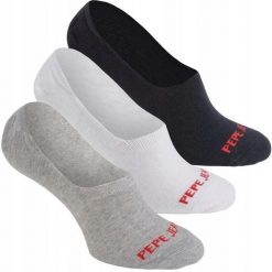 Skarpetki treningowe Pepe Jeans PMU10652 stopki. Białe buty treningowe Pepe Jeans, bez wzorów, z jeansu, na fitness i siłownię. Za 49.00 zł.