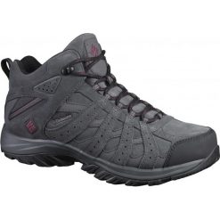 COLUMBIA buty trekkingowe męskie Canyon Point Mid Leather Omni Grey 43. Szare buty trekkingowe Columbia, bez wzorów, ze skóry, bez zapięcia. W wyprzedaży za 359.00 zł.