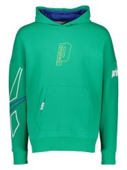 Reebok Bluza w kolorze zielonym rozmiar: L. Zielone bluzy Reebok, l, bez wzorów, z kapturem. Za 119.40 zł.