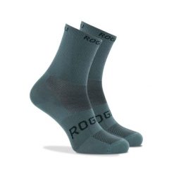 Skarpetki rowerowe Rogelli RCS-08. Zielone skarpety Rogelli, bez wzorów. Za 65.00 zł.