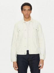 Tommy Hilfiger Kurtka jeansowa MW0MW39212 Écru Regular Fit. Kurtki Tommy Hilfiger, m, bez wzorów, z bawełny, bez kaptura. Za 339.99 zł.