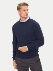 La Martina Sweter ZMS024 YW106 Granatowy Regular Fit. Niebieskie swetry rozpinane La Martina, l, bez wzorów, z wełny, bez kołnierzyka, bez ramiączek. Za 539.99 zł.