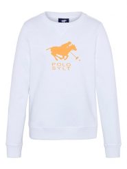 Polo Sylt Bluza w kolorze białym rozmiar: 3XL. Białe bluzy Polo Sylt, xl, bez wzorów, z bawełny, bez kaptura. Za 82.99 zł.