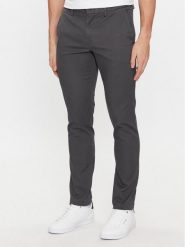 Tommy Hilfiger Chinosy Core Bleecker MW0MW28883 Szary Slim Fit. Szare eleganckie spodnie Tommy Hilfiger, m, z bawełny. Za 359.99 zł.